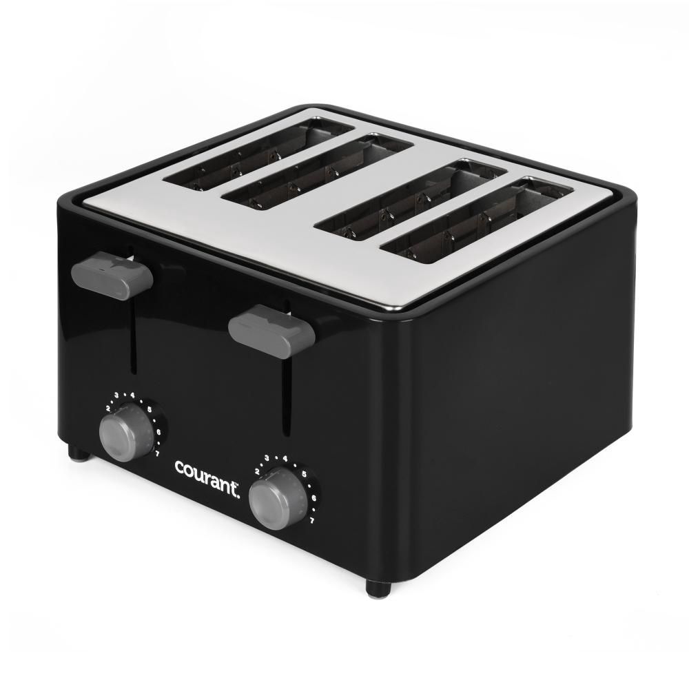 COUCTP4152K - 4 SLICE TOASTER, STAINLESS/BLACK