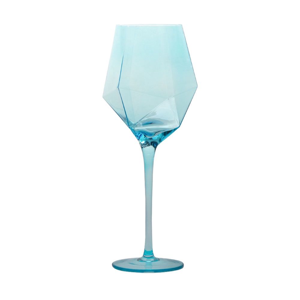 VD-7022-BL - Vikko Decor - Sparkle, Blue, Wine Glass, 22 Oz