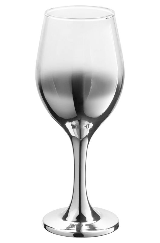 VD-2085-S - Vikko Decor - Ombre Silver, Gradual, Wine Glass, 11.5 Oz