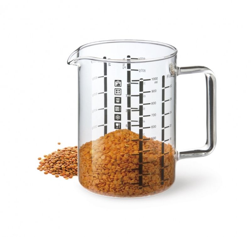 SX-3843 - Simax - Measuring Cup, Blown Glass 34 Oz