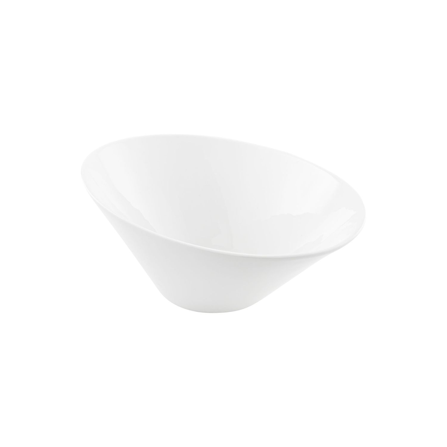 VL-0308-1 - Vikko Lightning - Oval Spirit White Bowl 58 oz, 12&#39;&#39;