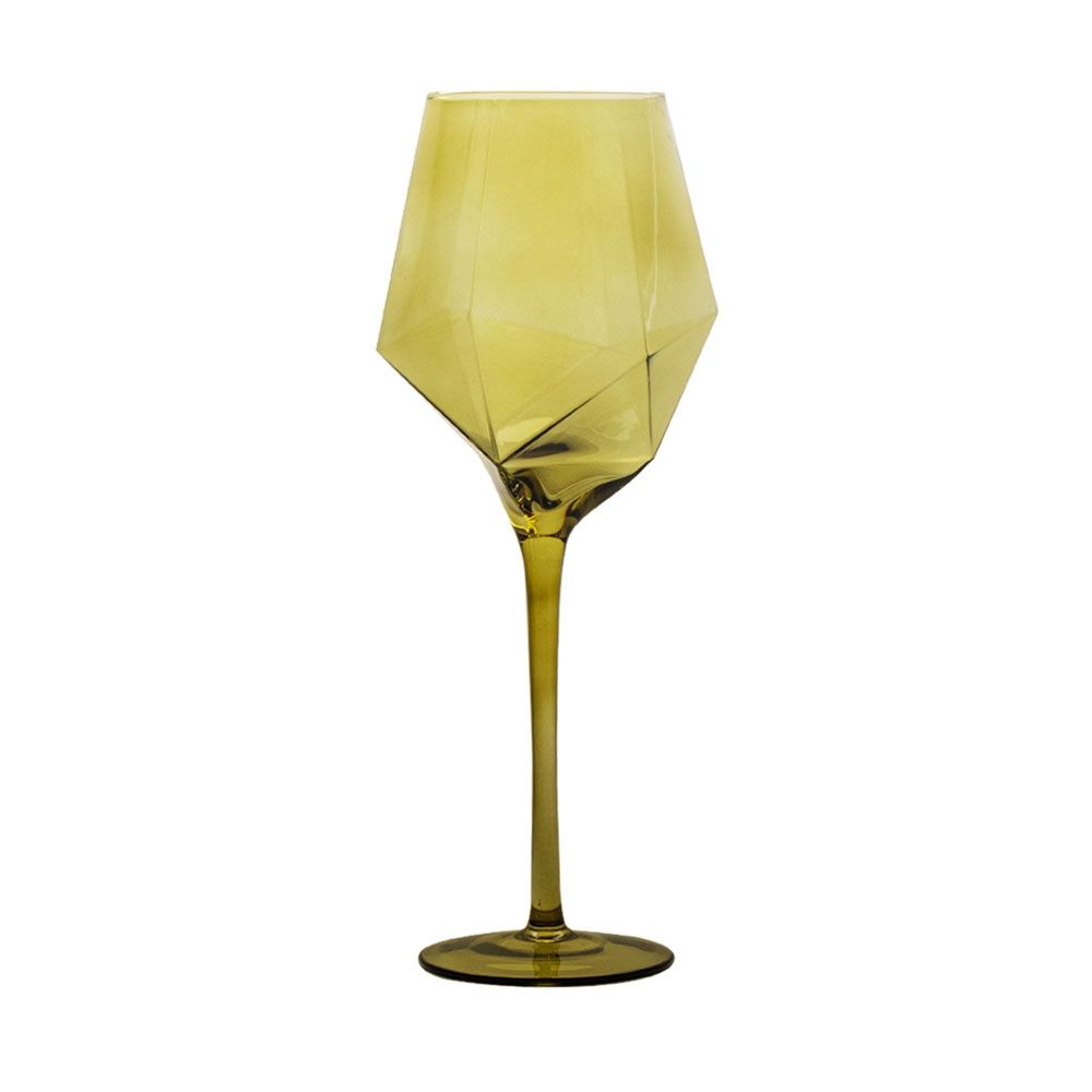 VD-7022-GR - Vikko Decor - Sparkle, Green, Wine Glass, 22 Oz