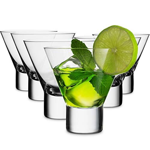 MK-8MG - Mitbak Martini Glasses set of 6 Clear