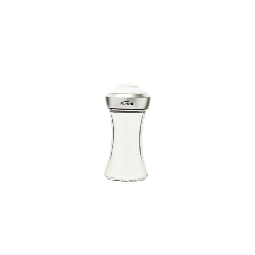 TR-07121012 - Trudeau - Glass, Pop Salt &amp; Pepper Shaker, White Top
