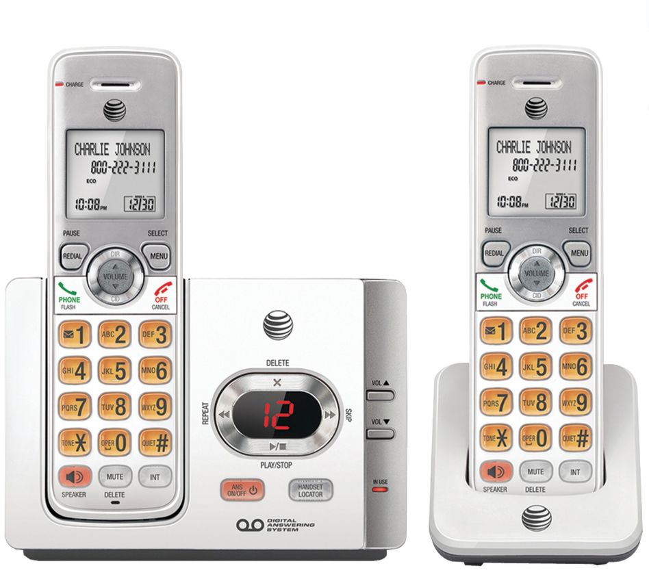 ATTEL52215 - 2-HNDST 6.0 CALLER ID/ANSWER- WHITE