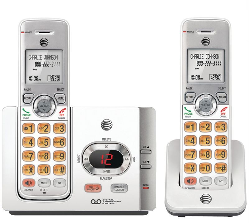ATTEL52215 - 2-HNDST 6.0 CALLER ID/ANSWER- WHITE
