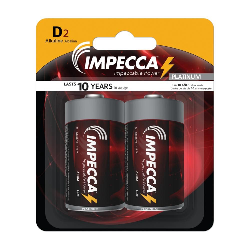 IMPD2 - ALKALINE D 2-PACK (LR20-2B)