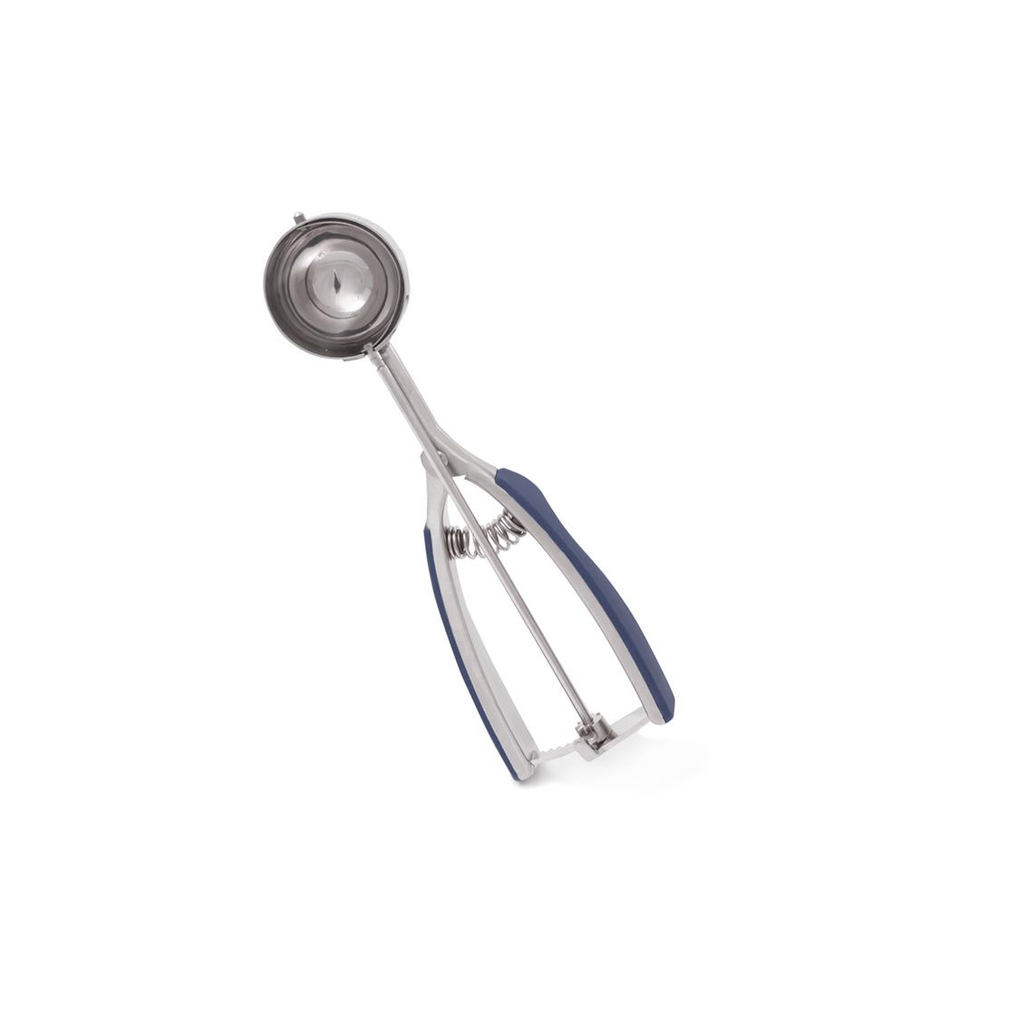 M5335-BL - Millvado - SS Ice Cream Scoop With Soft Grip Handles, Medium 1.9&#39;&#39; Dia Blue