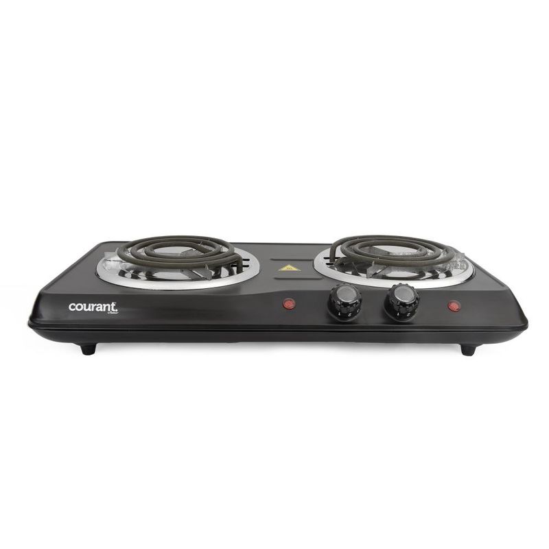 COUCEB2183K - COURANT ELECTRIC DOUBLE BURNER, BLACK