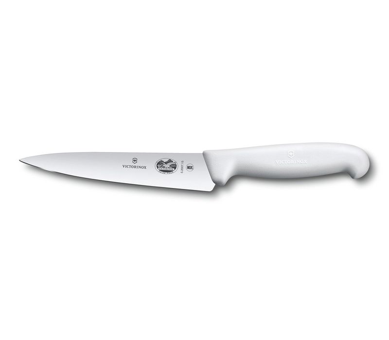 5.2007.15 - Victorinox - Fibrox Pro Chef Knife, Straight, 6&quot;&quot; white