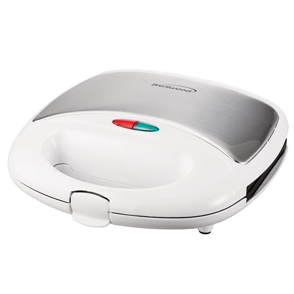 BRETS240W - BRENTWOOD SANDWICHMAKER WHITE&amp;SS