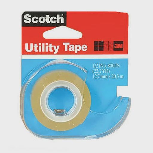 41168 - Utility Tape 1/2&quot; X 700&quot; Rk2