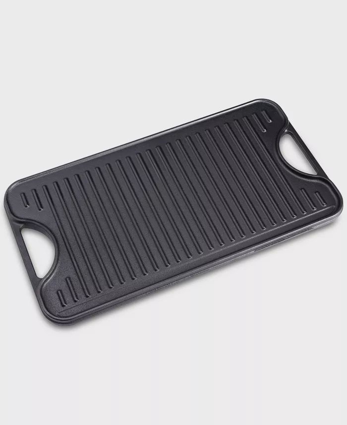GDL-194 - Seasoned Reversible Rectangular Grill/ Griddle, 18.5” x 10”