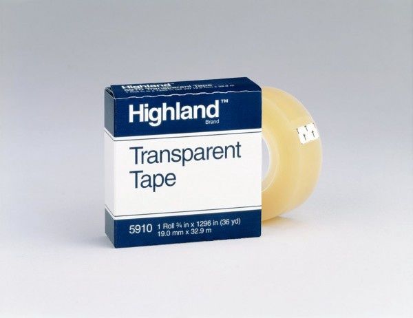 5910 - Highland Transparent Tape 1/2&quot; X 1296&quot;