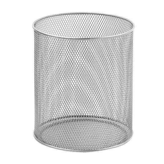 2375 - Mesh Utensil Cup Silver