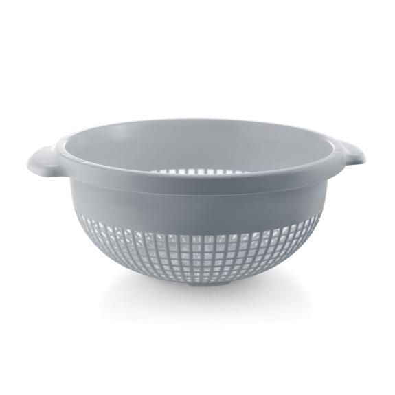 31-1128- Plastic Round Strainer Large 14 Inch Grey
