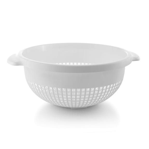 31-1128- Plastic Round Strainer Large 14 Inch White