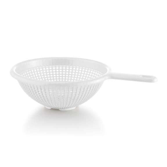31-1129- Plastic Strainer with Handle 8.5 inch White