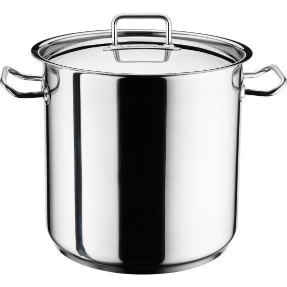 h38 - Stainless Steel Stockpot with Lid 31 Quart