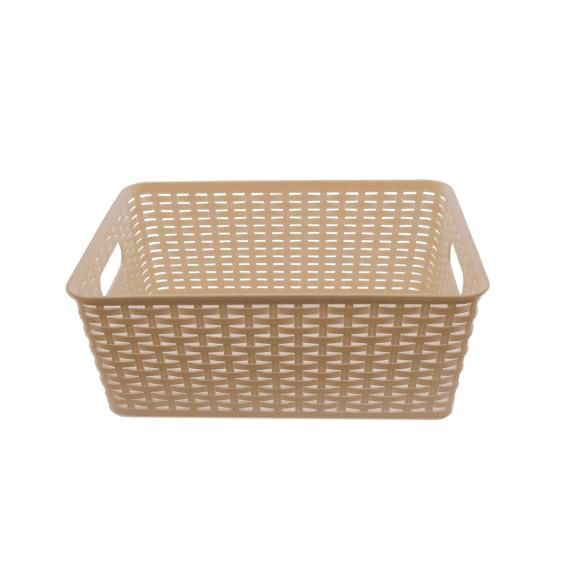 ba413beige - Rattan Basket Small Beige