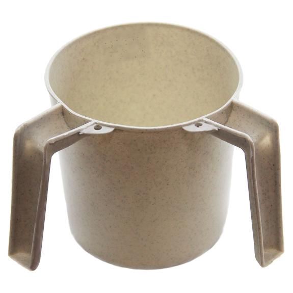 ba157wwd - Wash Cup Round white with dots