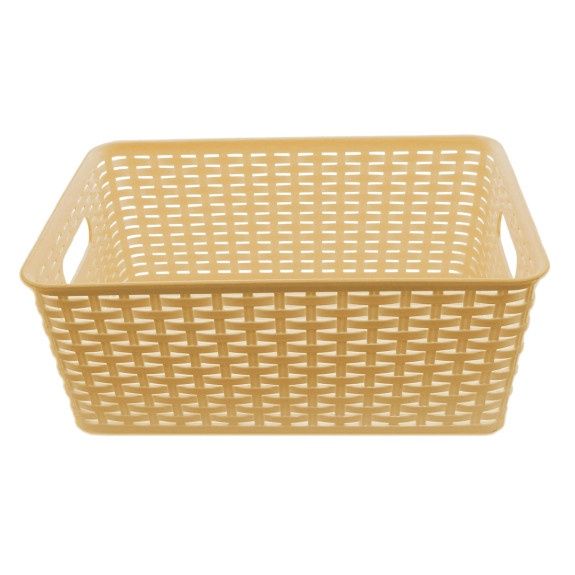ba426beige - Rattan Basket Large Beige