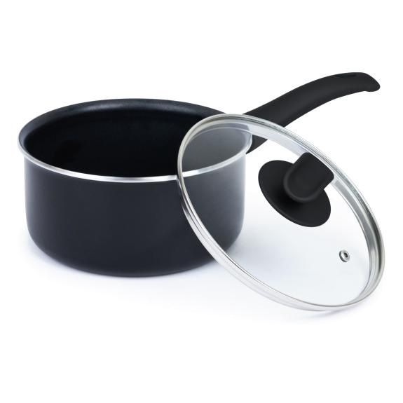 OTP3BK - High Quality Nonstick Saucepan, 3.5 Quart, black
