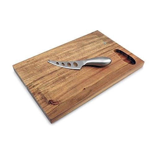 CS0344 - Acacia Cheese Board &amp; Knife Set