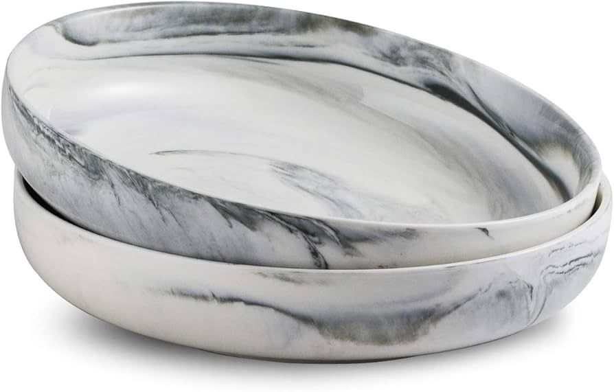 B575 - BOWL SERVING SHINY MARBLE