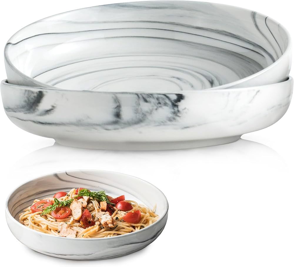 B576 - BOWL SERVING MATTE MARBLE