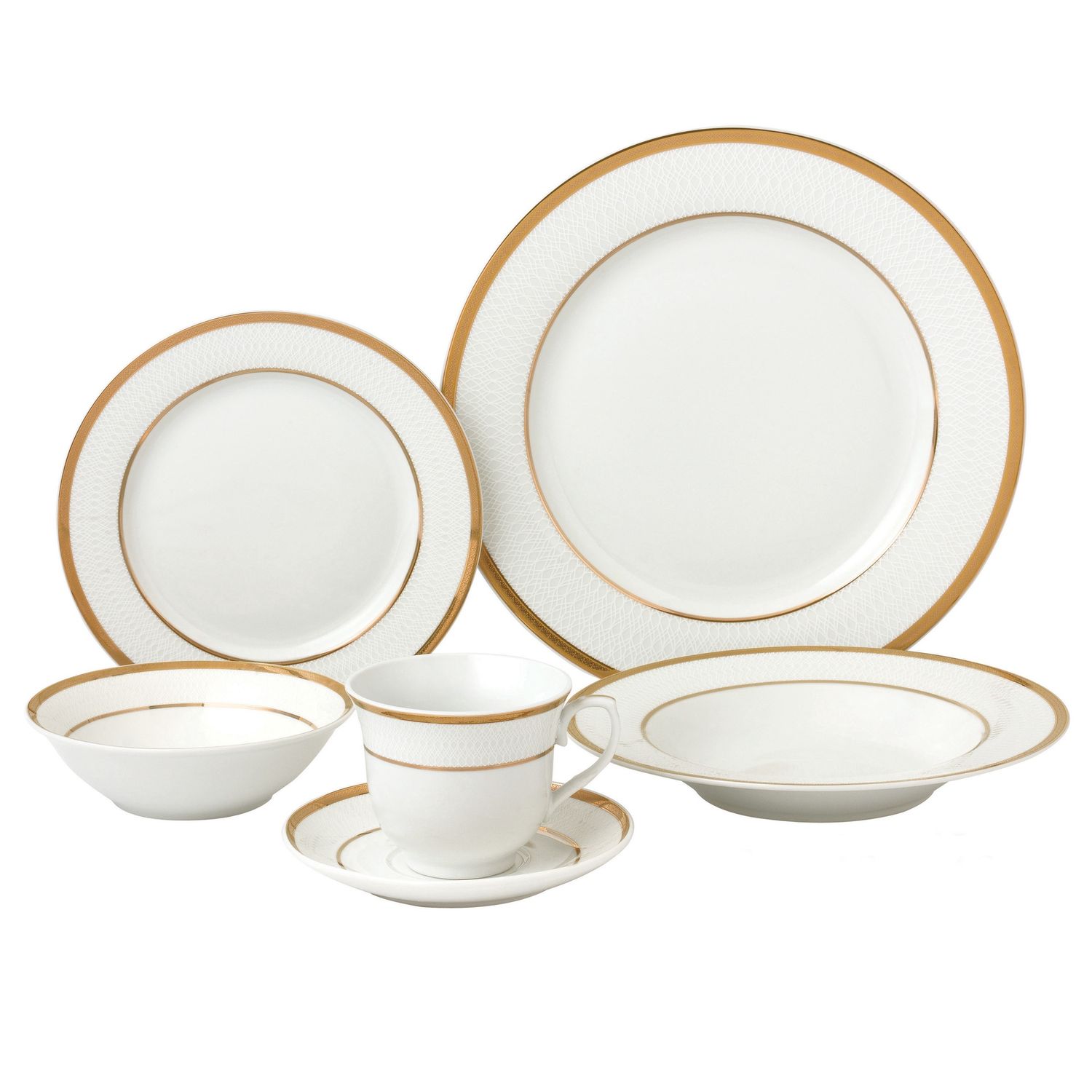LH431 - 24 PC GOLD JOSEPHINE SET 4