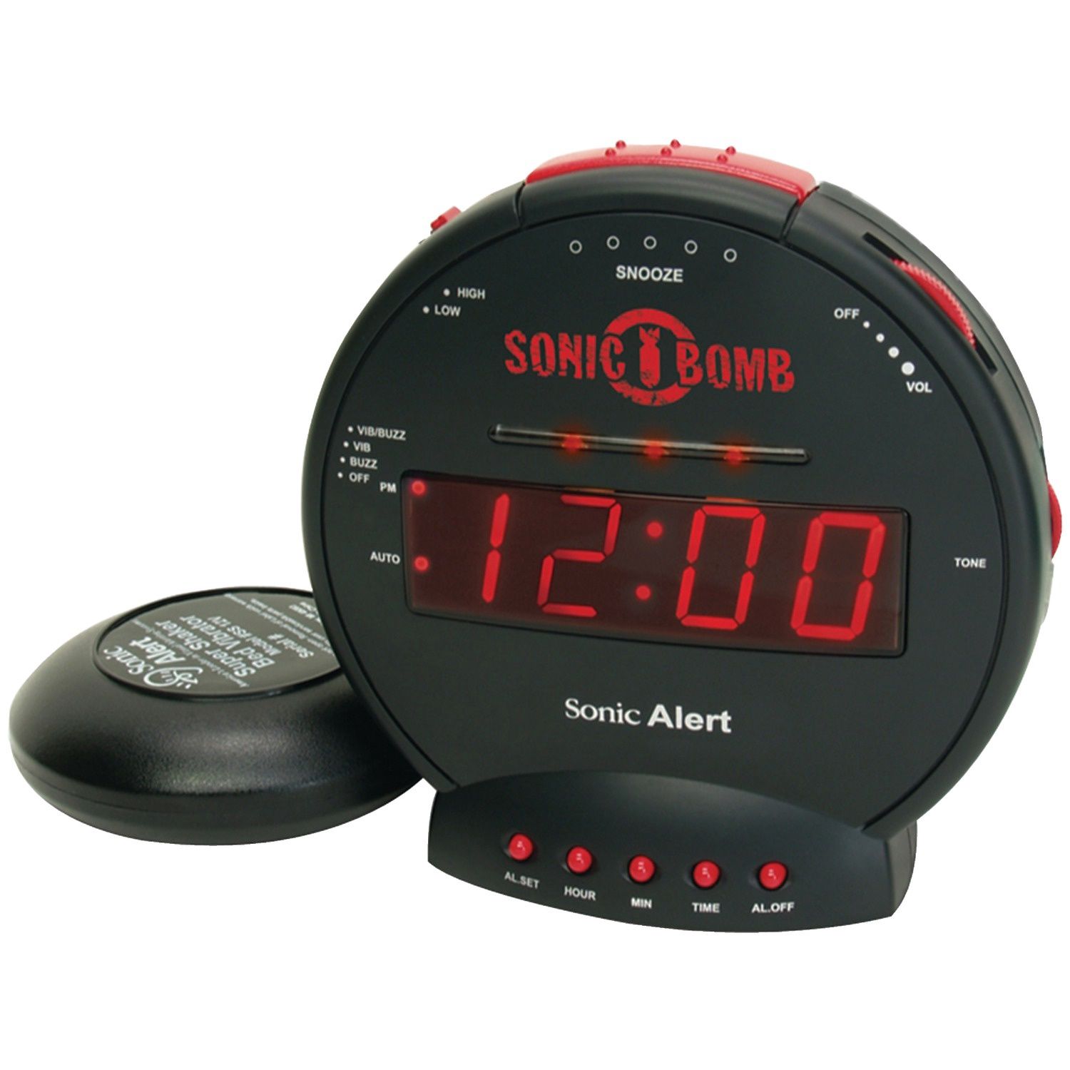 SONALESBB500SS - Sonic Alert Vibrating Alarm CLock