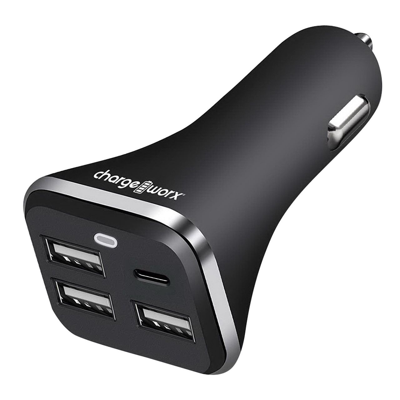 CHA-CX2008BK - Car-Charger 4-Port-USB Black