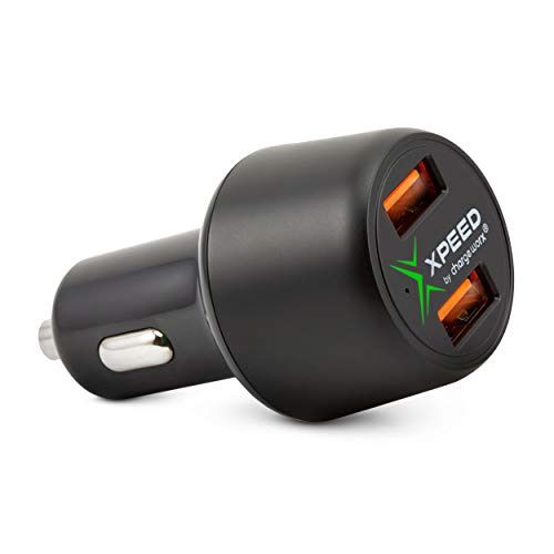 CHA-AX3001BK - QC Dual Car Charger 36W