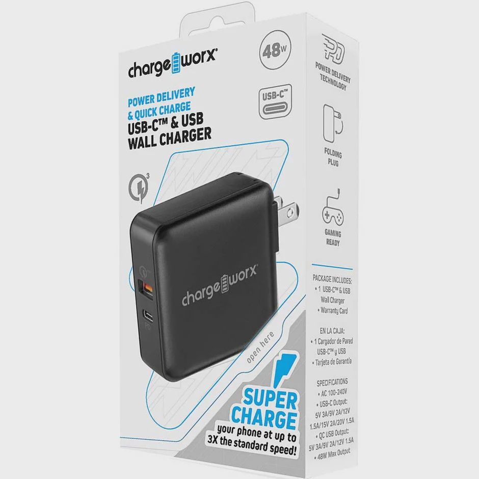 CHA-CX3096BK - PD Wall Charger 48W