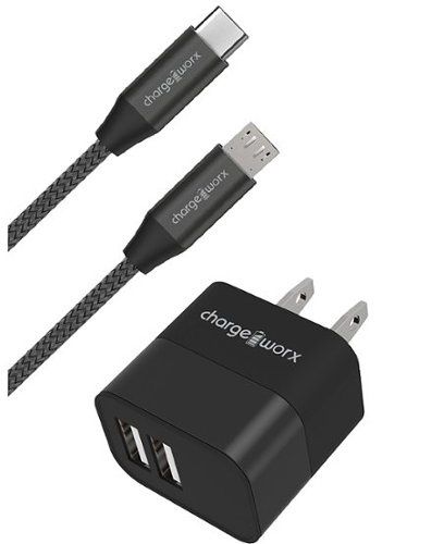 CHA-CX3211BK - USB C Wall Charger w Micro &amp; C Cable