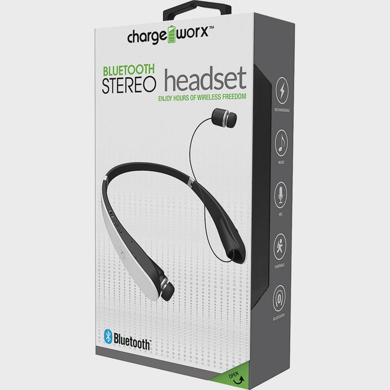 CHA-CX9028WH - Bluetooth Headset Retractable Folding White
