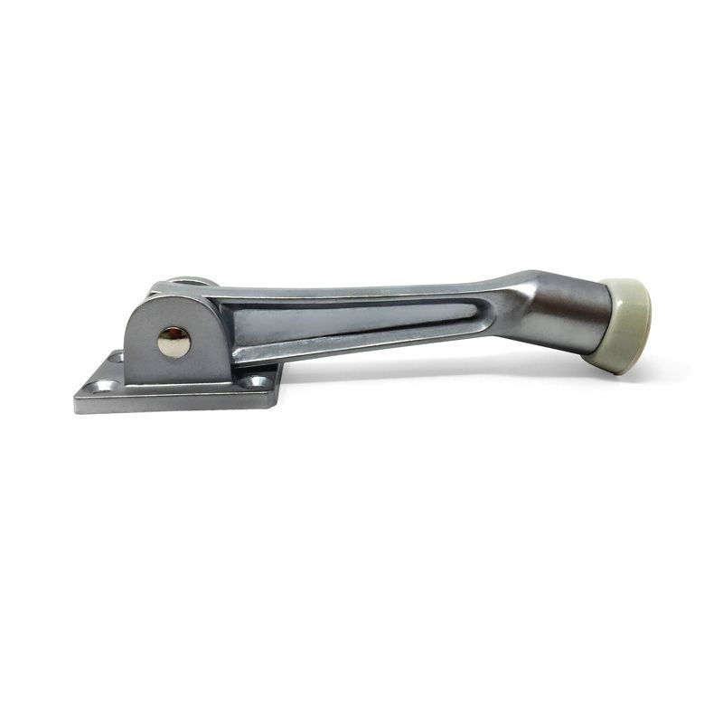3533BL - 5 In. Satin Chrome Commercial Grade Kick Down Doorstop