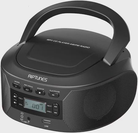 RIPCDB233BTK - PORTABLE CD MP3 AM/FM BOOMBOX BLUETH USB