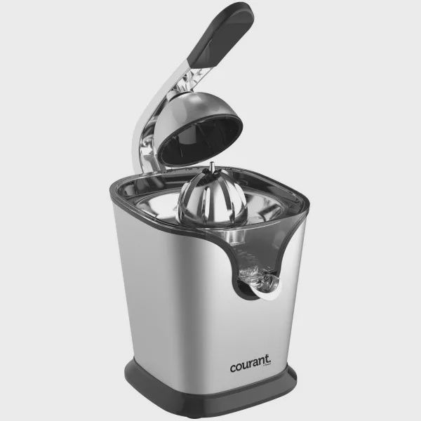 COUCJC1003 - Courant Stainless Steel Citrus Juicer, Square Design with Powerful 160 Watt Motor