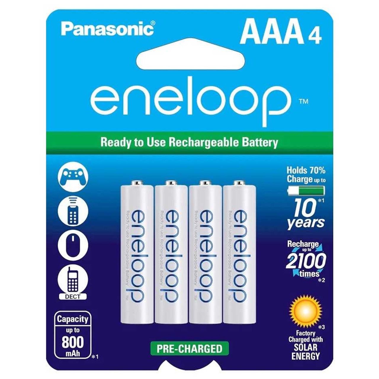 BK-4MCCA4BA - AAA RECHARGEABLE BATTERY 2100 CYCLE 4PC