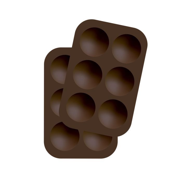 43906 - Hot Cocoa Bomb Forms, Silicone, Set of 2