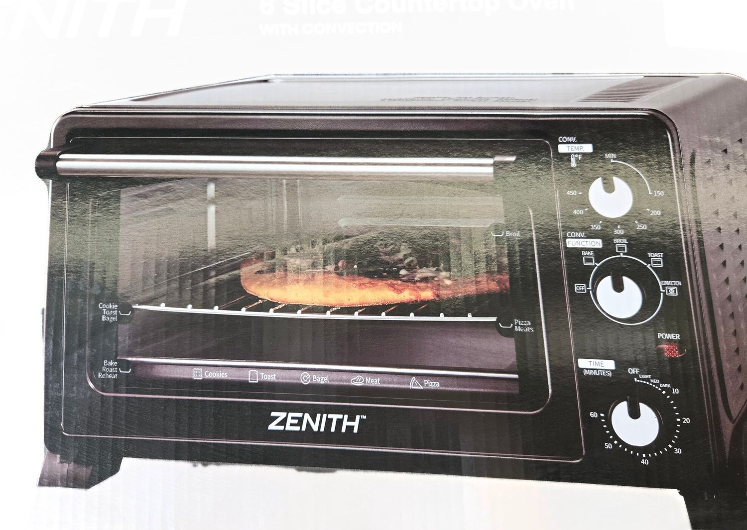 77437 - Zenith 6 slice Toaster Oven