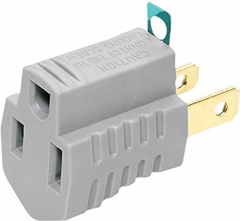 CW-419GY - GROUNDING ADAPTER-3 TO 2 LOOSE