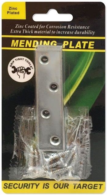 GT-860BL - MENDING PLATE-ZINC 4/PK-6&quot;