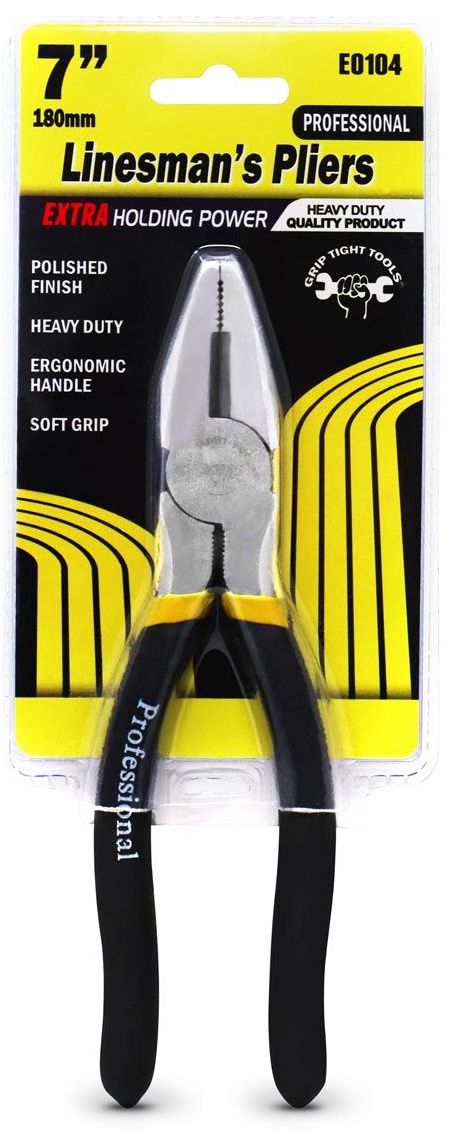 GT-E0104 - PLIERS-LINESMAN 7&quot;