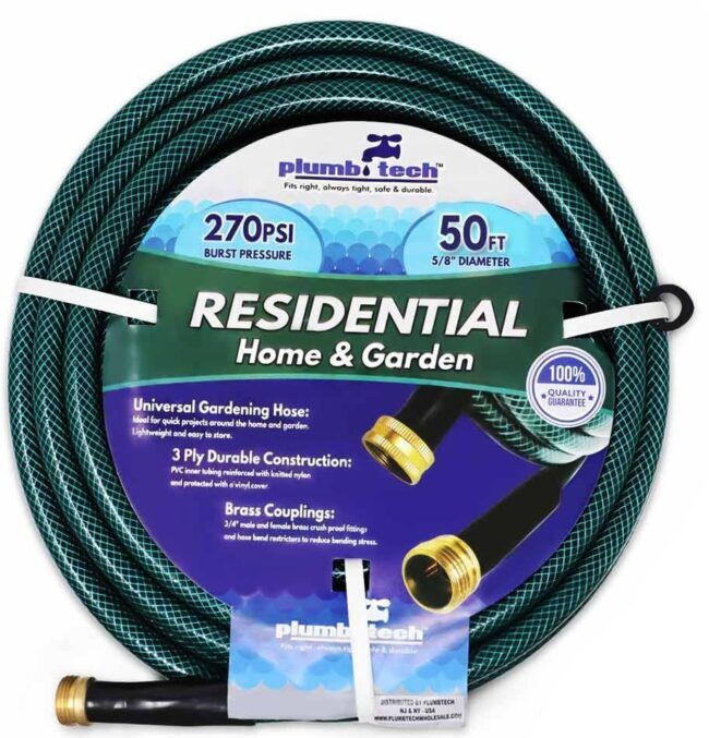 GT-GAR50 - HOSE-VINYL-5/8&quot;-3PLY REINFORCD 50 FT