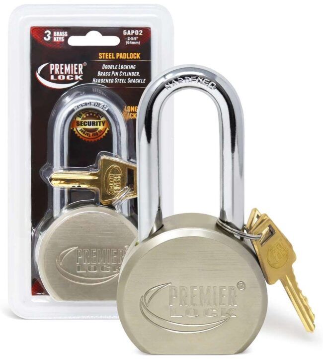 GT-GAP02-KA - PADLOCK-GATE-2.5/8&quot; LONG SHANK KEYED ALIKE