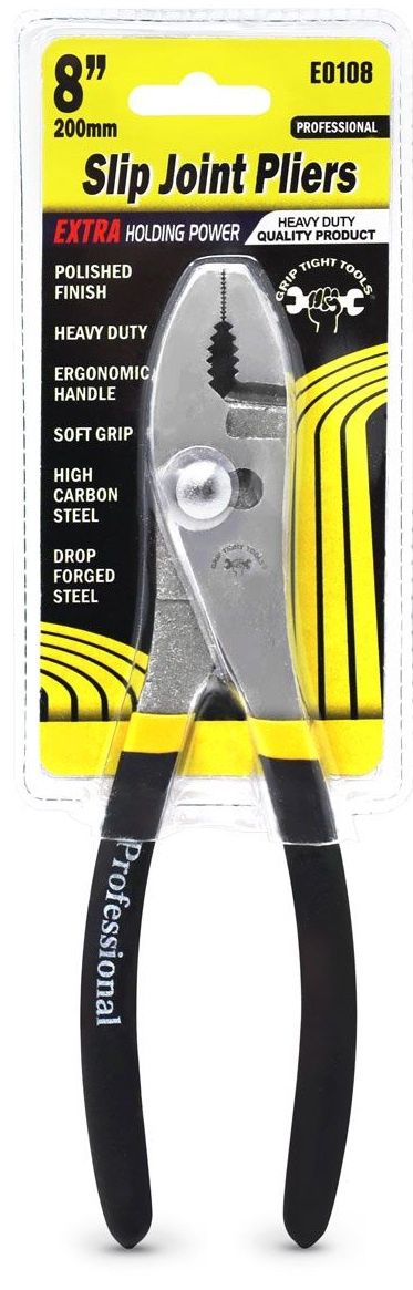 GT-E0108 - PLIERS - SLIP JOINT -8&quot;