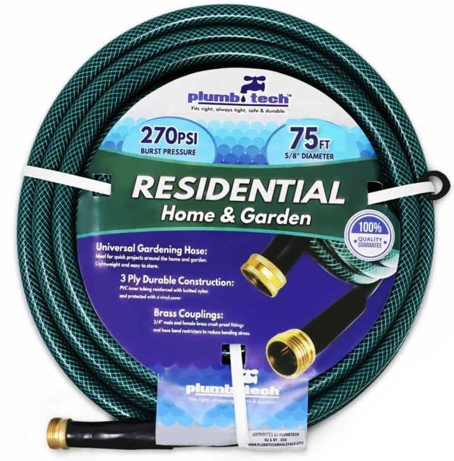 GT-GAR75 - HOSE-VINYL-5/8&quot;-3PLY REINFORCD 75 FT